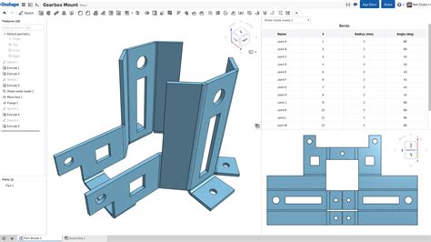 onshape sheet metal design for welding|onshape sheet metal model example.